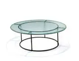 Walter Lamb, Round coffee table, 1953, Brown-Jordan Co