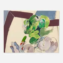 Brian Nissen, Lipstick, 1970, mixed media on paper