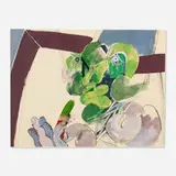 Brian Nissen, Lipstick, 1970, mixed media on paper
