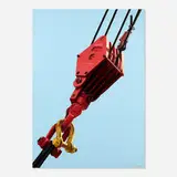 Joseph Richards, Red Yellow Heavy Lift, 1981, oil on canvas