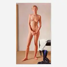 Ron Schwerin, Standing Nude Sky, 1994, oil on linen