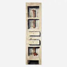 Cabinet with Giraffe by Ignacio Iturria, oil on canvas, sold Oct 2020