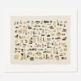 Ray Yoshida, The Evidence is Mounting!, 1992, collage on paper