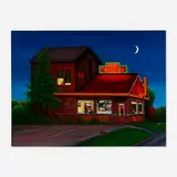 Randall Deihl, Nick’s Nest, 1996, oil on masonite