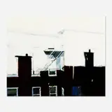 Alex Kanevsky, Black House with Shadows 2, 2002-2003, oil on wood