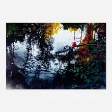 David T. Kessler, Evening Lace, 2007, acrylic on abraided aluminum