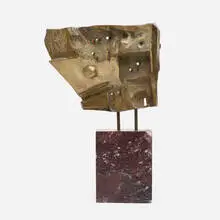 Piero Dorazio, Abstract, c.1958, bronze, marble, and enamel