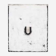 Davide Balliano, Untitled 1685, 2014, plaster, gesso and lacquer on wood panel
