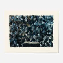 Richmond Burton, Picture of a Picture (Monochrome Threshold), 1990, watercolor on paper