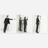 Jürgen Klauke, Formalisierung der Langeweile (triptych)