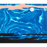 Roy Lichtenstein, Moonscape (from 11 Pop Artists Volume I), 1965, screenprint on blue Rolux