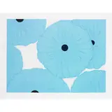 Six Blue by Donald Sultan, 2006, screenprint and flocking on wove paper, sold Dec 2009