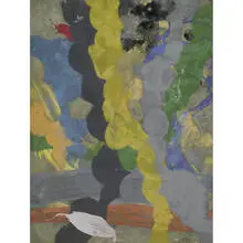 John Seery, Mingus Banner, 1970, acrylic on canvas