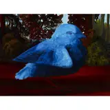 Laurie Hogin, Songbird Series #4 - Bluebird, 1989, oil on masonite