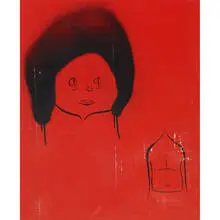 Barry McGee, untitled, 2002-2004, ink and spraypaint on paper