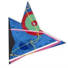Elizabeth Murray, Deliver, 1978, oil on shaped canvas