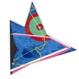 Elizabeth Murray, Deliver, 1978, oil on shaped canvas