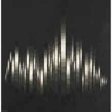 Hannes Beckmann, Vertical Accents, 1962, oil on board