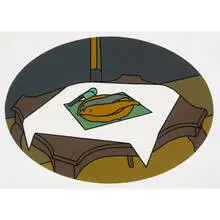 Patrick Caulfield, Two Whiting, 1972, screenprint on paper