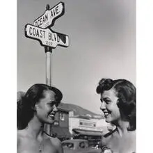 Laguna Beach, California by Paul Outerbridge, c. 1950, vintage gelatin silver print, sold Sep 2009