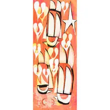 Phil Frost, untitled, 2007, acrylic and spraypaint on board