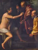 Susannah and the Elders by Italian School 17th & 18th century, oil on canvas, offered Jul 2022