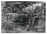 Abstraktes Foto by Gerhard Richter, 1989, Silbergelatineabzug auf Kunststoffplatte, im Originalpassepartout, sold May 2014