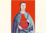 Andy Warhol, St. Apollonia, 1984, Farbserigraphie auf Arches-Velin