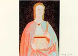 Andy Warhol, St. Apollonia, 1984, Farbserigraphie auf Arches-Velin