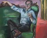 Rainer Fetting, Hermann W.“ (Portrait Hermann Wiesler)