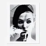 Smoke & Veil, Paris by William Klein, 1958, gelatin silver print, sold Oct 2020