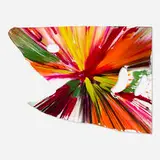 Shark Spin Painting by Damien Hirst, 2009, acrylic on paper, sold Oct 2020