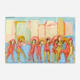 Humbert Howard, Philadelphia Mummers, 1984, oil on Masonite