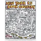 Keith Haring, New York is Book Country poster, 1985, offset print on paper