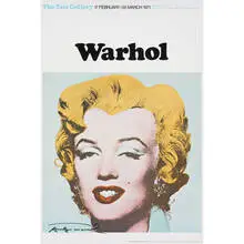 Andy Warhol, Marilyn poster, 1971, offset print on paper
