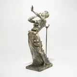 La Femme en Flamme by Salvador Dalí, 1981, cast bronze with silver patina, sold Sep 2009