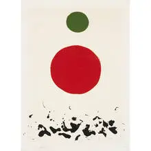 untitled by Adolph Gottlieb, 1967, lithograph on paper, sold Sep 2009