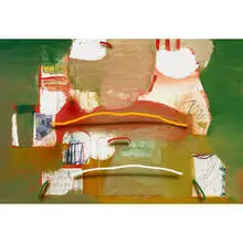 Hallows by Joseph Stabilito, 1993, acrylic on canvas with collage, sold Sep 2009