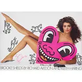 Keith Haring and Richard Avedon, Brooke Shields poster, 1985, offset print on paper