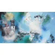 Futura 2000, Elsie, 1982, spraypaint on canvas