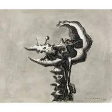 untitled by Theodore Roszak, c. 1955, ink and ink wash on paper, sold Sep 2009