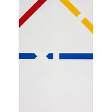 Charles Bezie, Primaire, 1982-84, acrylic on canvas