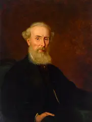 W. Child, Portrait of Sam Barratt 1870, oil on canvas