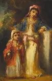Narcisse Virgile Diaz De La Peña, A mother and child