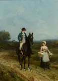 Heywood Hardy, The young squire, oil on canvas