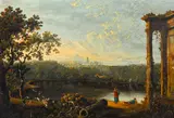Richard Wilson, Hadrian's Villa, Tivoli, oil on canvas