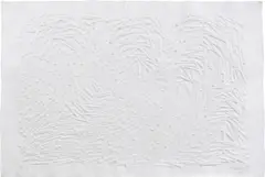 Günther Uecker, Große Strömung, 2006, Prägedruck auf Bütten
