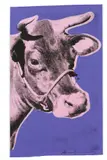 Cow 1976 by Andy Warhol, 1977, Serigrafie auf Tapete, sold Jun 2021