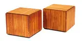 Lou Hodges, Pair of end tables, c. 1979, California Design Group