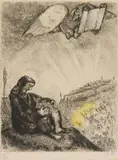 Marc Chagall, Promesse à Jérusalem (from La Bible)
